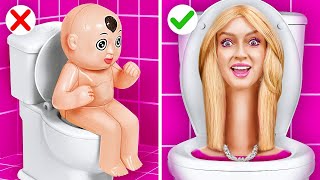 BEST BATHROOM GADGETS || Toilet Gadgets and DIY Tools Ideas! Funny Parenting Hacks by TeeHeeHee!