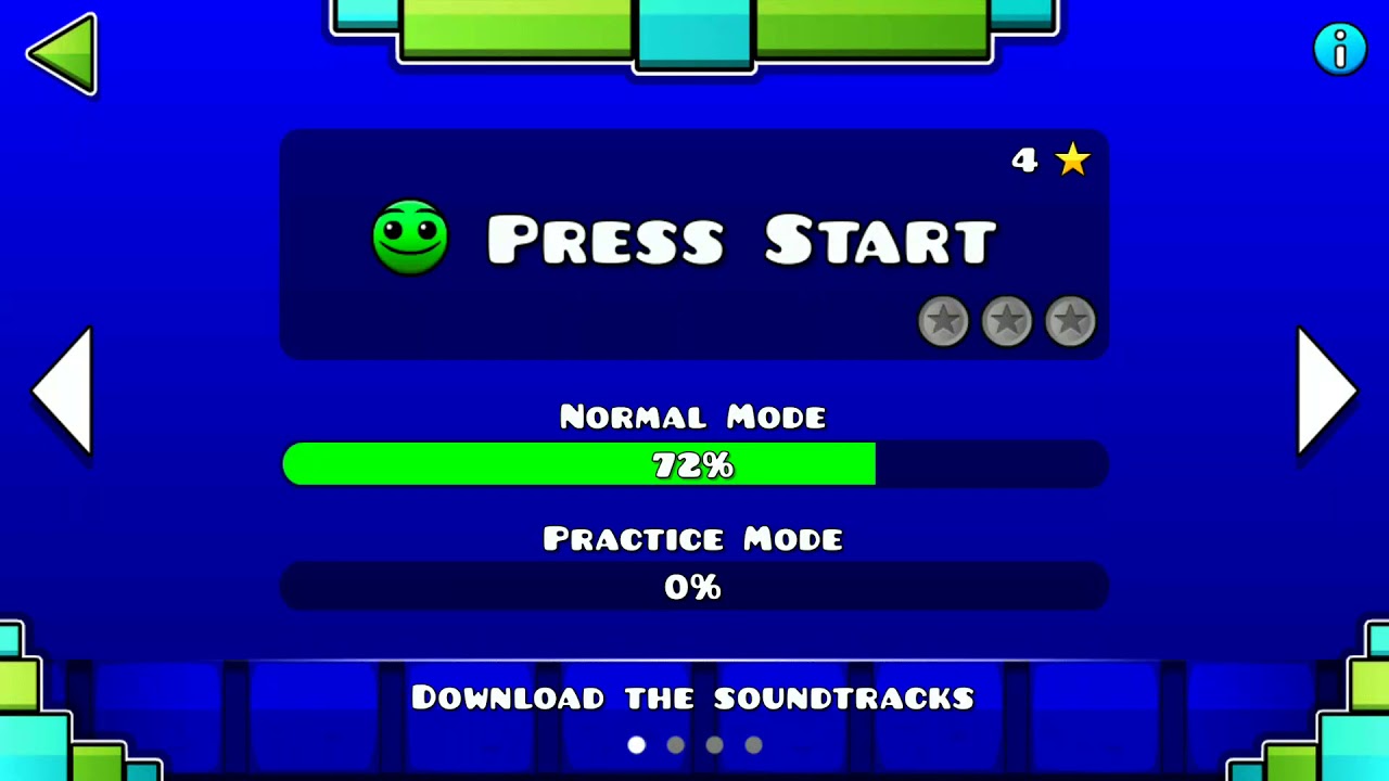 How Complete Press start | Geometry dash SubZero | RobTop | (No coins ...