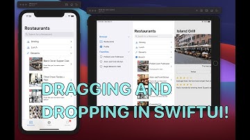 Supporting Drag and Drop in SwiftUI - RestApp Part 9