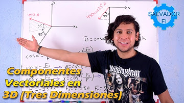 Componentes Rectangulares de una Fuerza en el Espacio 3D - Salvador FI