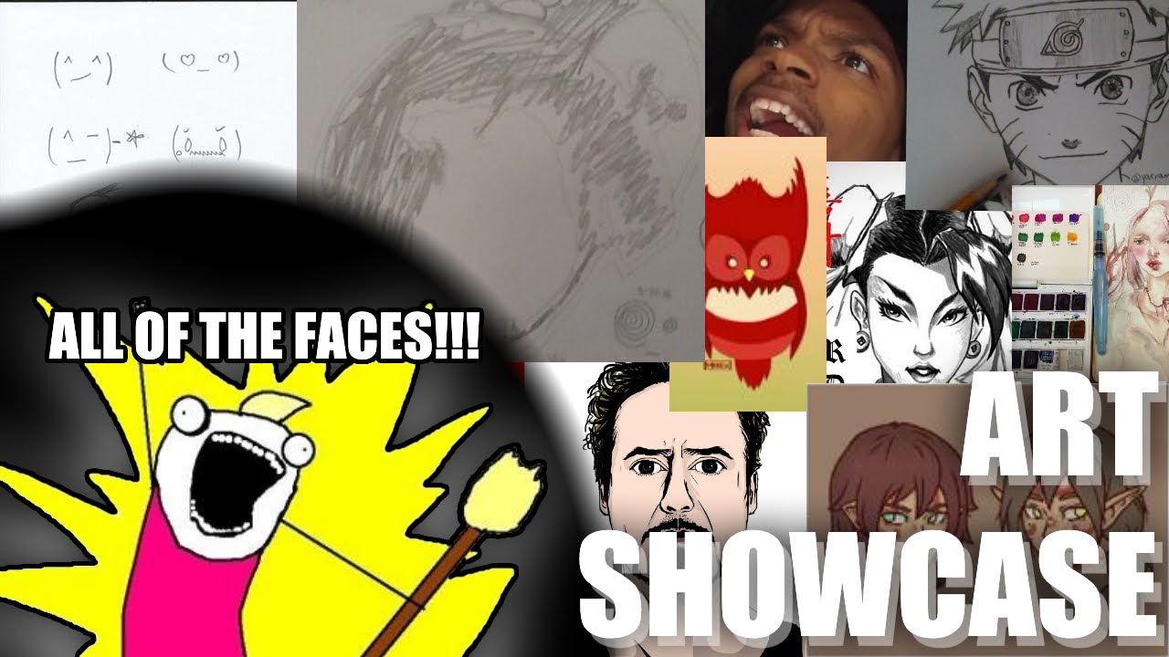 30 Faces In 30 Days Challenge: ART SHOWCASE!!! - YouTube