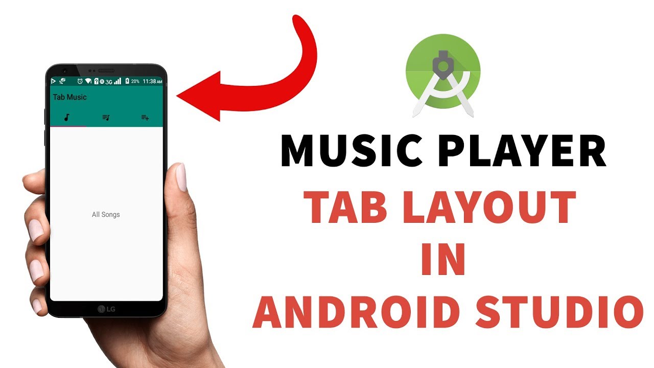Android Studio Tab Layout Tutorial With Music Player Style Tab ...