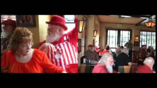 Santas of the OC Meeting - Sept 2012 - Ruby's Diner (Orange Depot).wmv