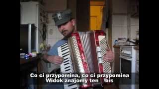 Video thumbnail of "Szumi dokoła las (OKA) - akordeon + tekst"