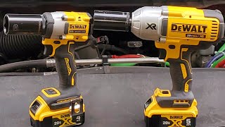 'New' Dewalt Atomic 4 Mode Impact Wrench 1/2 Hog Ring Anvil, Testing and Comparison