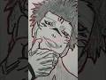 Drawing Ryomen Sukuna #ryomensukuna #animedrawing #animeeart #art #jujutsukaisen
