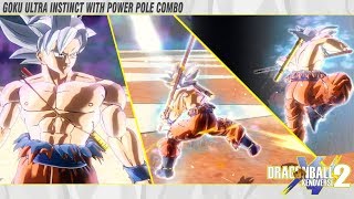 Ultra Instinct Goku with Power Pole Combo! Custom Moveset - Dragon Ball Xenoverse 2