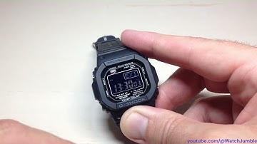 Casio G-Shock (Module 3495) | Adjust DST (for Home City)