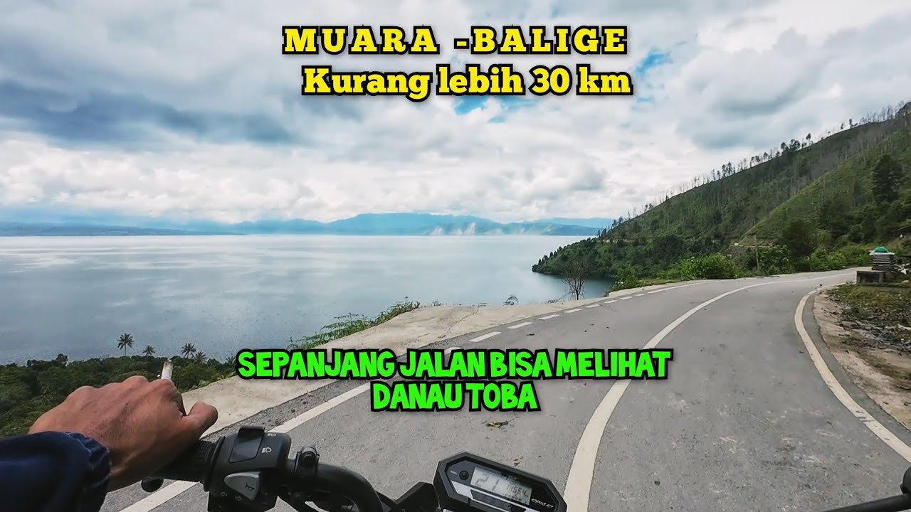 Melintasi Jalan lingkar Danau‼️Toba penghubung antar kabupaten Toba  dan Taput