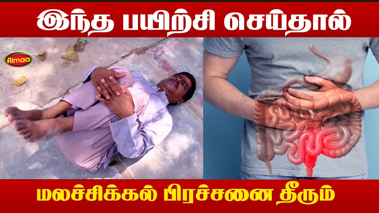 மலச்சிக்கலை தவிர்க்க இதை செய்யுங்க | Constipation குணமாக எளிய பயிற்சிகள் #almaavelayudham
