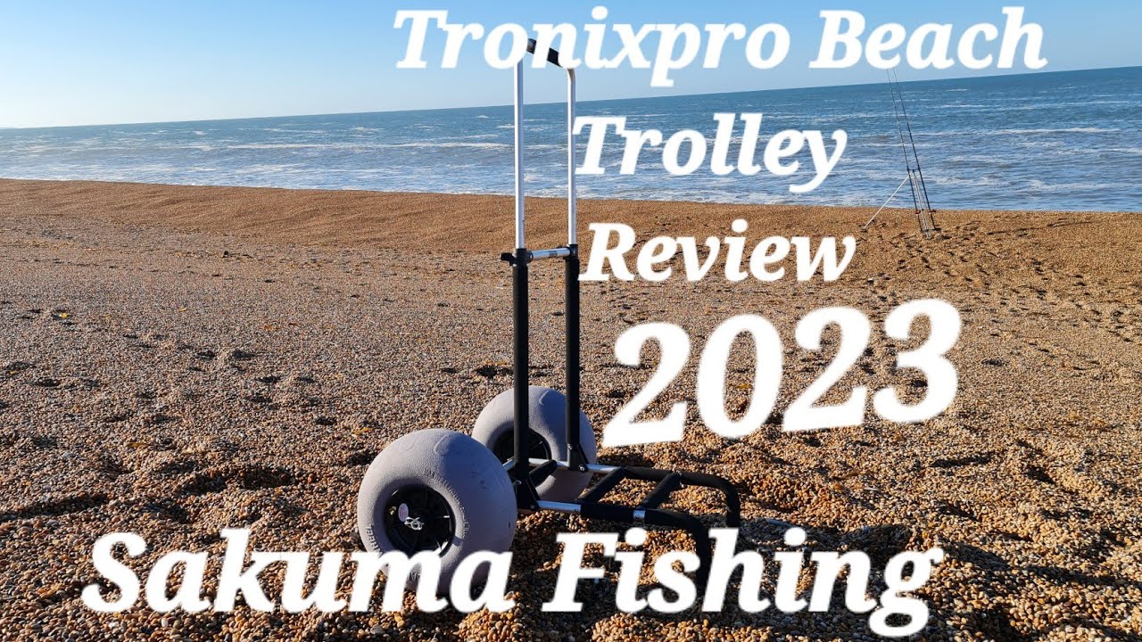 Tronixpro Beach Trolley RRP £179.99 Beach Fishing Pier Fishing Sakuma  Southcoast United Kingdom 