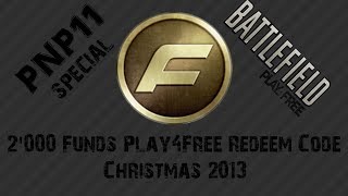 BFP4F | [EXPIRED!] 2K FUNDS REDEEM CODE DEC 2013!