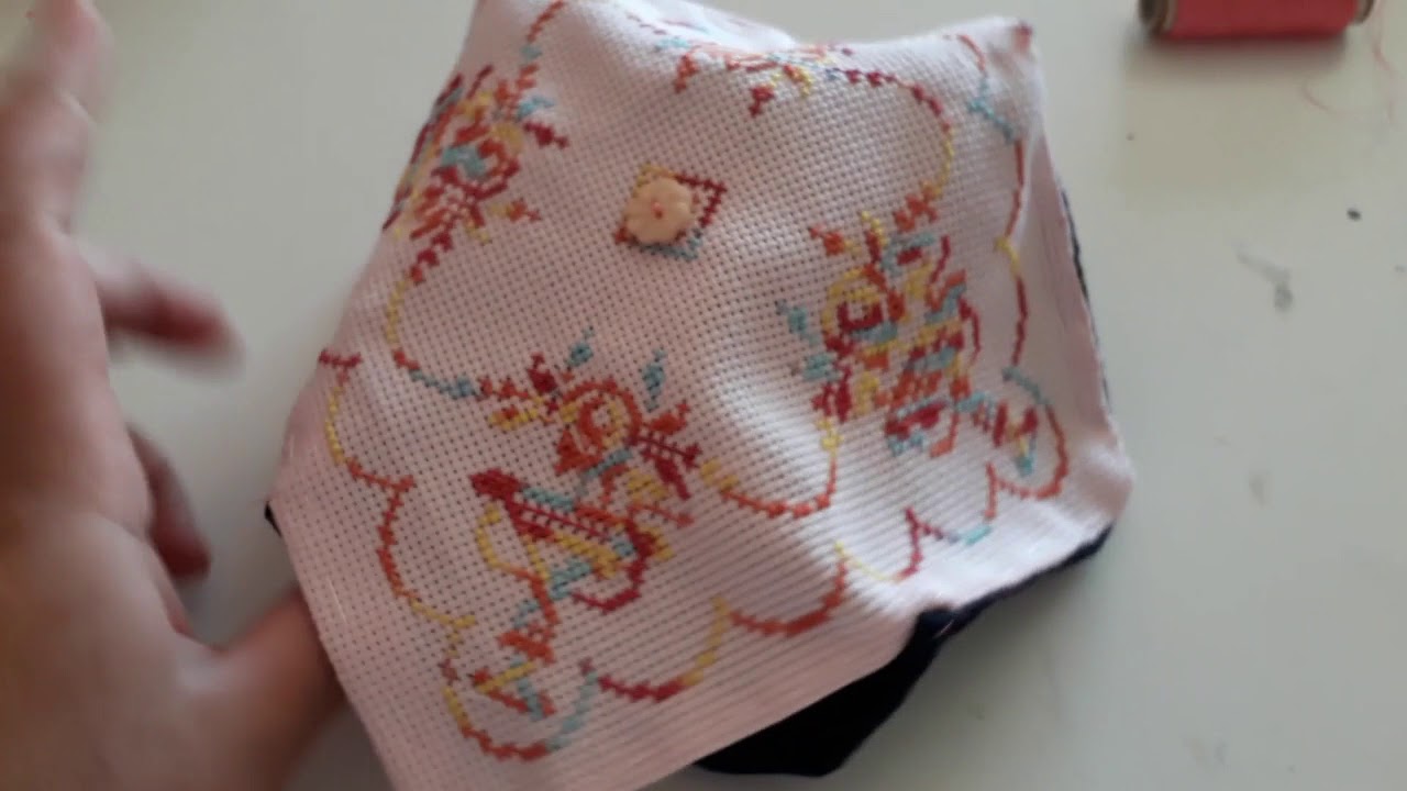 como hice mi biscornu