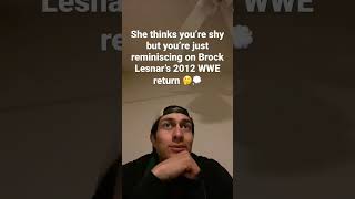 Brock Lesnar returns to F5 John Cena, 2012 - top wrestling moments