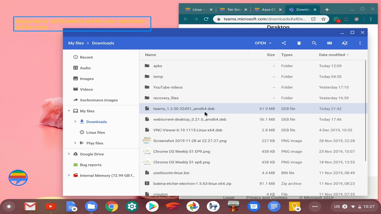 how to download microsoft teams on chromebook