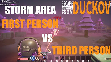 Escape From Duckov Storm Area Normal View Vs First Person Vs Third Person - GogetaSuperx