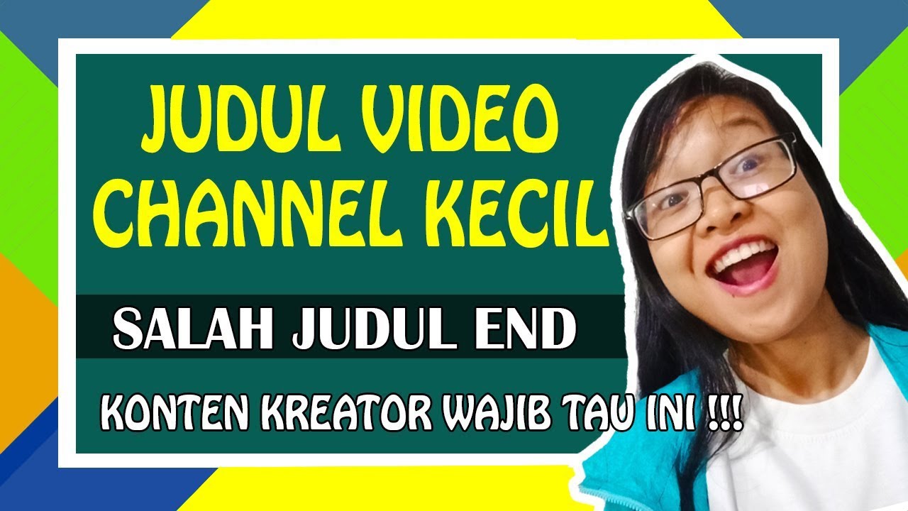 cara membuat judul video di youtube 
