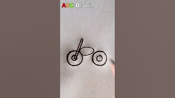 Motorcycle Drawing | Easy Drawing With Pencil #shorts #art