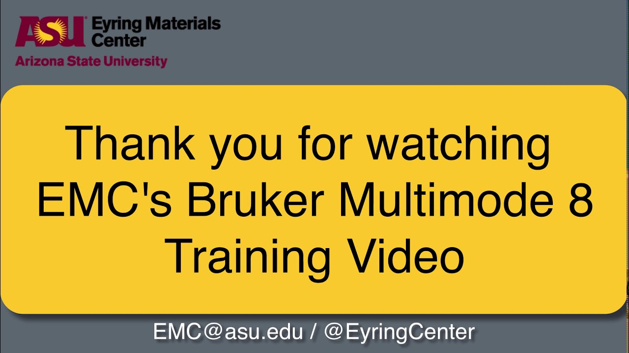 Multimode 8 AFM training video - YouTube