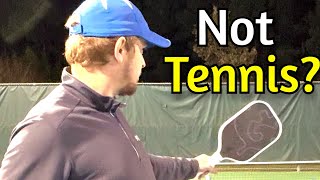 Singles Pickleball Played by Tennis Players (4K HD)