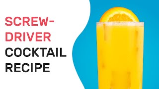 Screwdriver Cocktail Recipe in Under 1 Minute