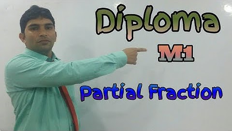 How to solve Partial fraction  in Basic mathematics(m1)