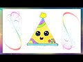 How to Draw Party Hat Drawing | Party hat Drawing | Easy Drawing for hat | Pinky Drawing