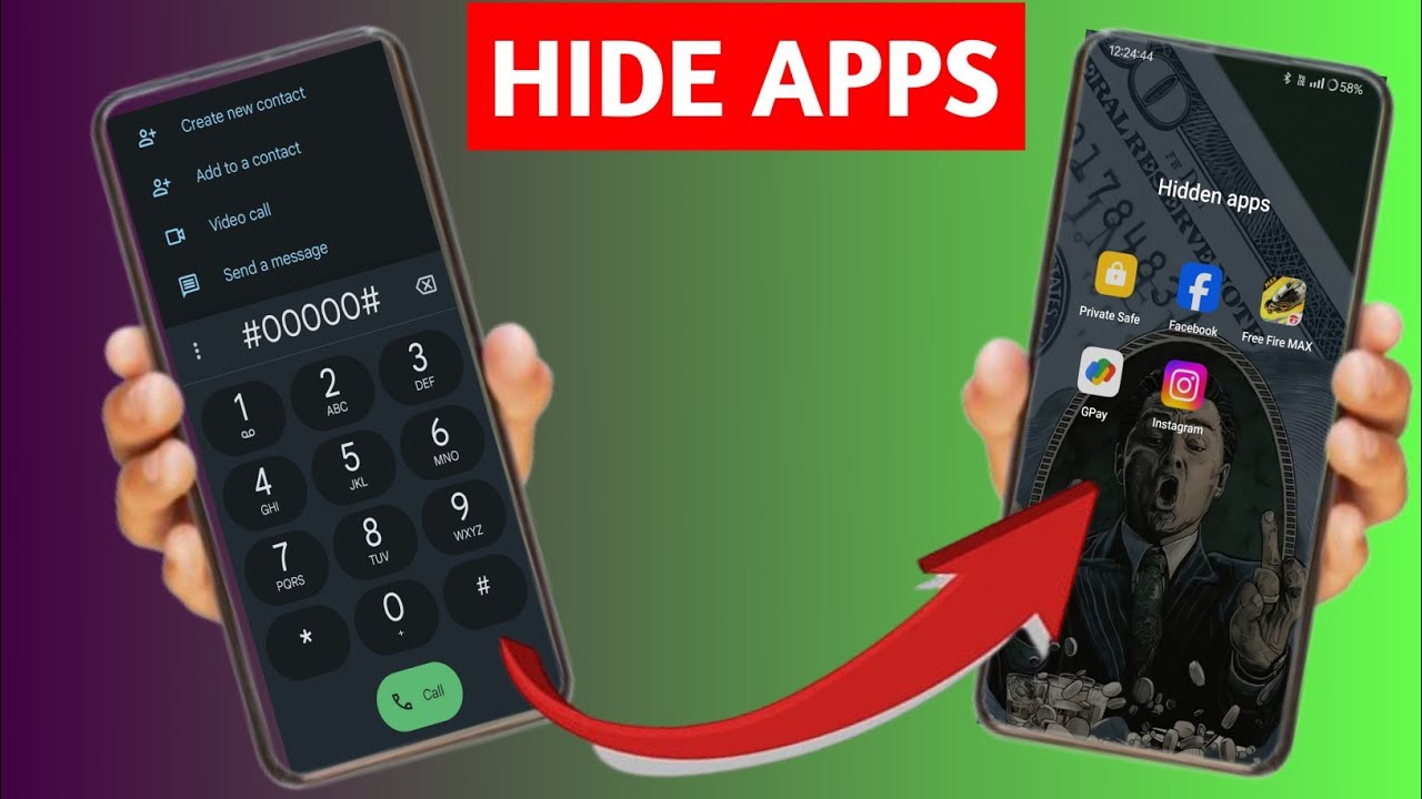 Android Me Apps Ko Hide Kaise Kare🤔|| How To Hide App On Android 2024 ...