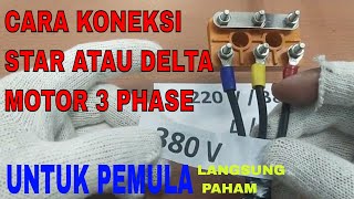 CARA KONEKSI STAR ATAU DELTA DI MOTOR 3 PHASE  UNTUK PEMULA screenshot 4