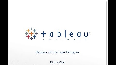 Think Data Thursday: Raiders of the Lost Postgres