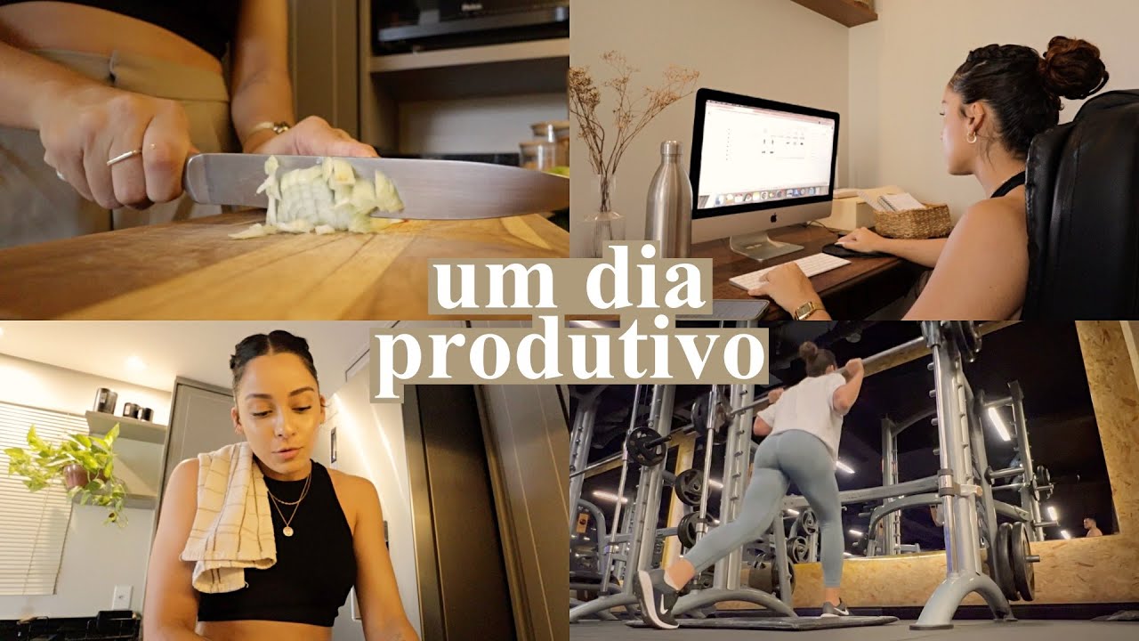 VLOG: como dar conta de tudo? Trabalhos, tarefas de casa, treino, bordado — rotina produtiva & leve.