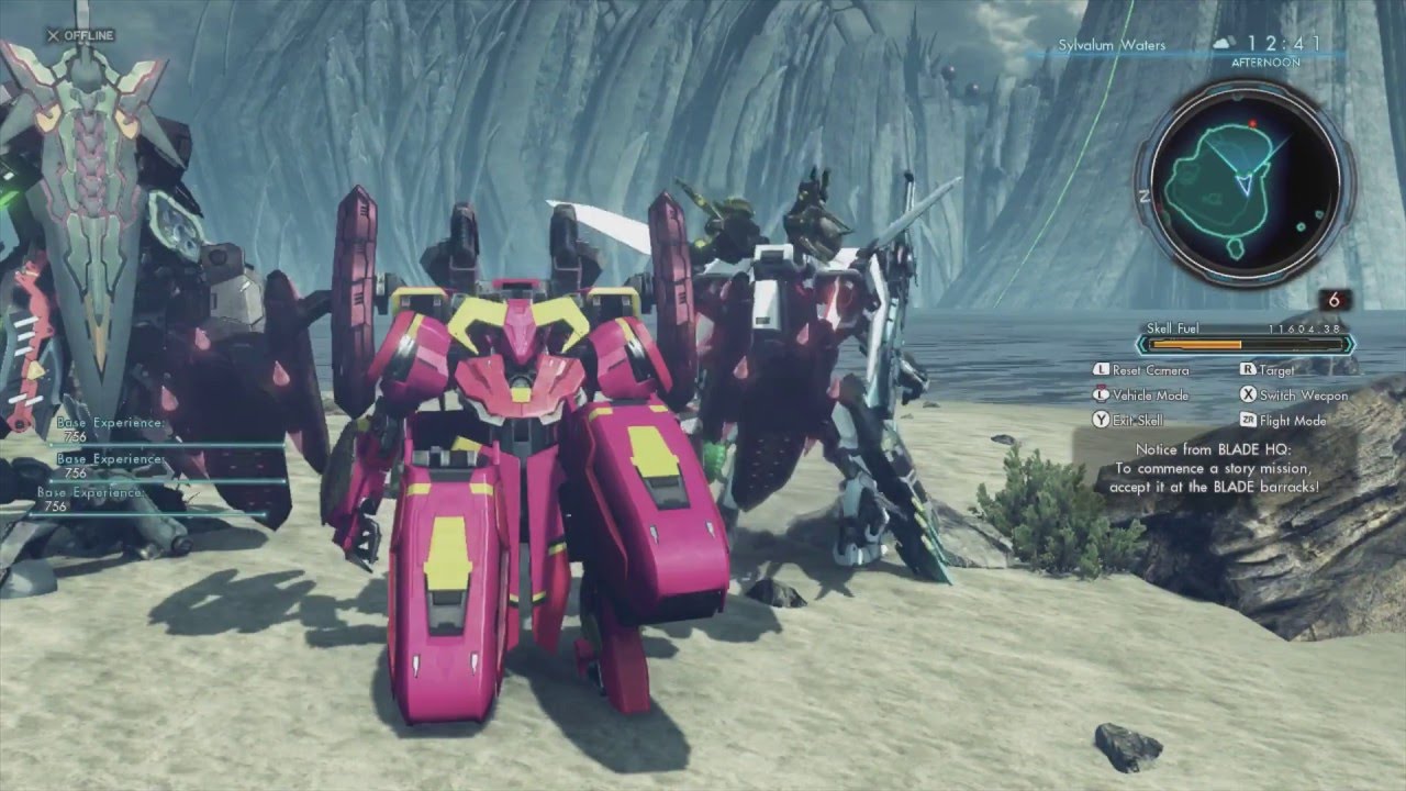 Xenoblade Chronicles X Farming lvl. 60 Ground Gear Armor and Weapons