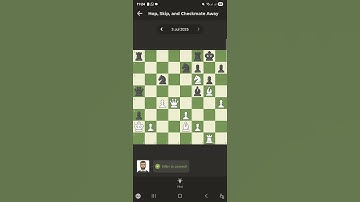 Chess.com Daily Puzzle - 3 July, 2025 #chesspuzzle #dailypuzzle #chess