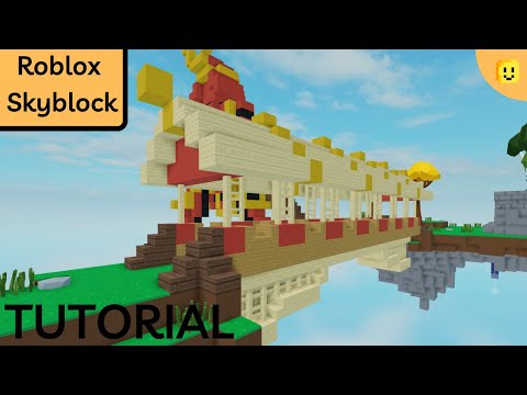 How To Make A Bridge Tutorial I Roblox Sky Block Youtube - bridge roblox