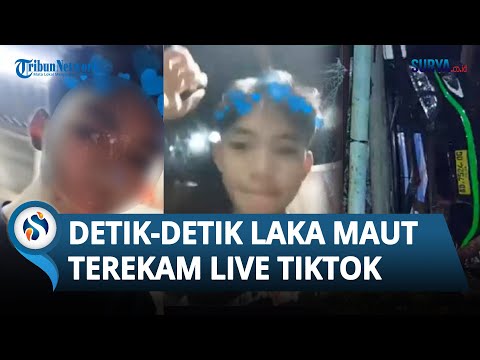 DETIK-DETIK Laka Maut Bus TEREKAM Live TikTok, Terdengar Takbir hingga Teriakan Histeris Siswa