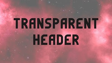 Create a Transparent Header in Wordpress using OceanWP