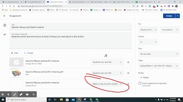 How to Reuse a Google Classroom Assignment