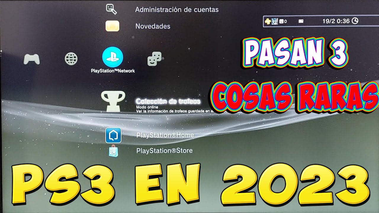 PS3 en 2023 su store, juegos, multijugador y pasa esto YouTube