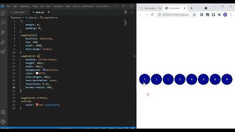 Beautiful pagination design using only HTML & CSS