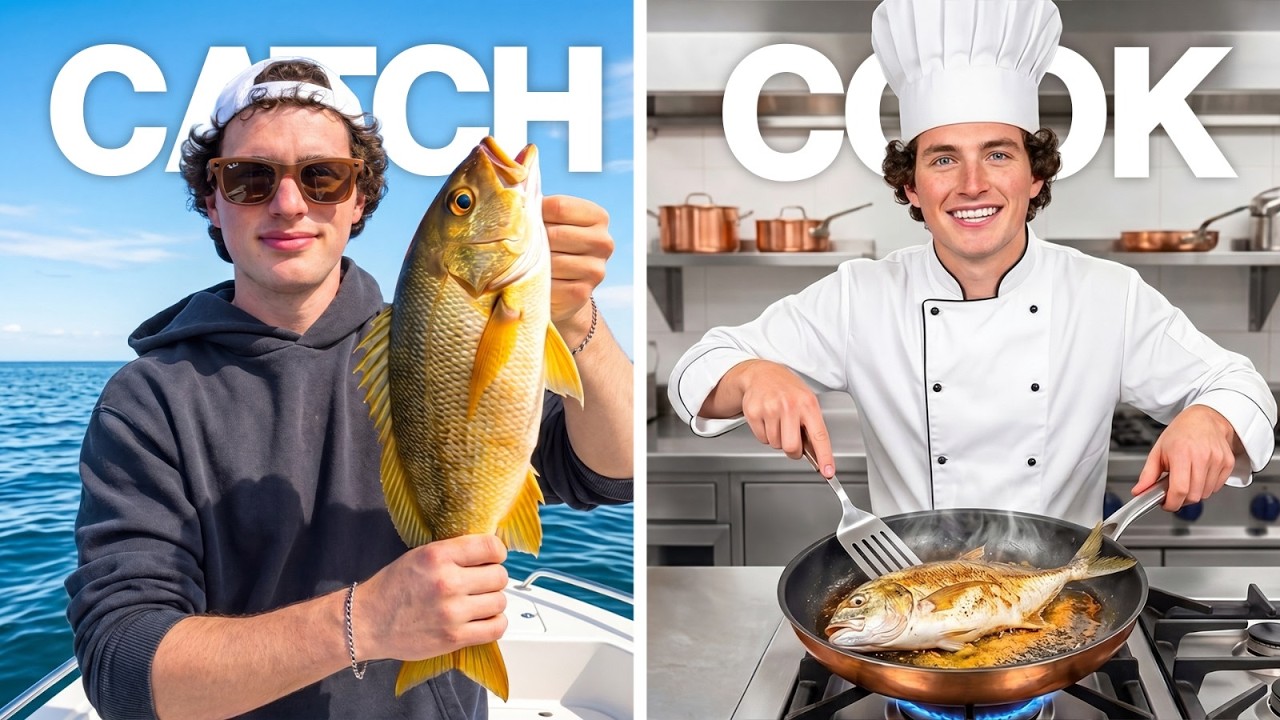 Beginner vs Expert Catch and Cook Challenge!