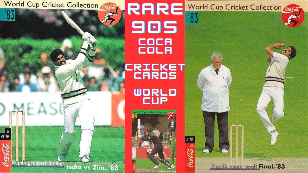 Rare Coca Cola Cricket World Cup Cards 1996 YouTube