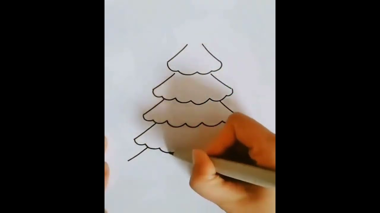 How To Draw Christmas Tree Drawing New Video Special