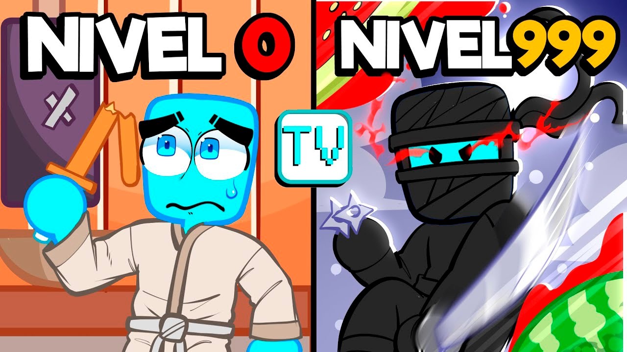 Fui de Ninja NOOBÃO, até Ninja Pro em 1 Vídeo