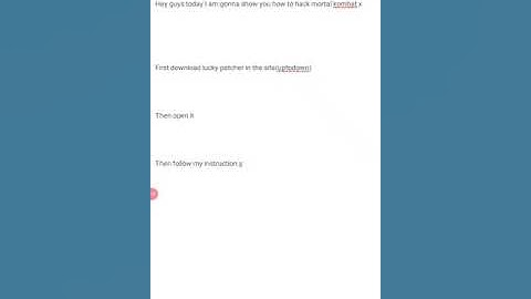 How to hack mortal combat x with lucky patcher