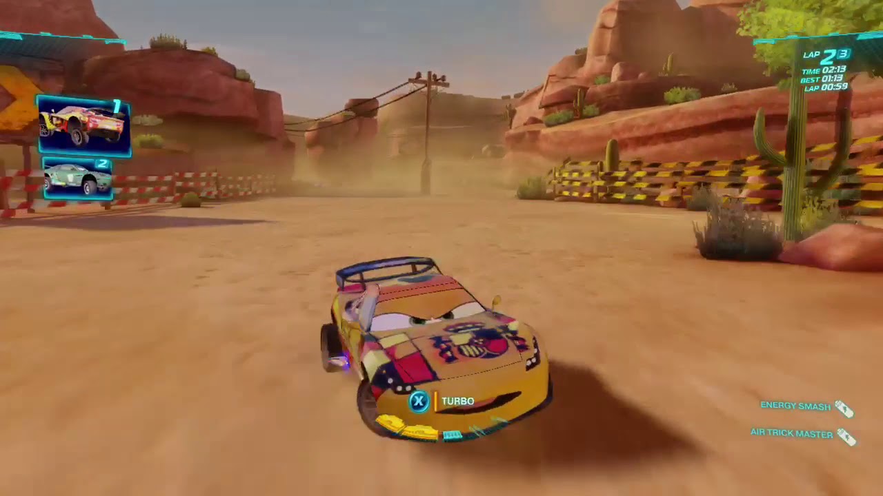 Cars 2 The Video Game | Miguel Camino - Canyon Run | - YouTube