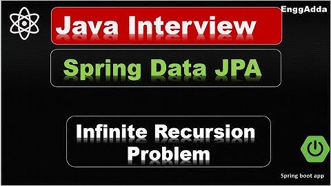 Java-interview | Spring Data JPA-recursieprobleem | Hibernate | Spring Data JPA | EnggAdda