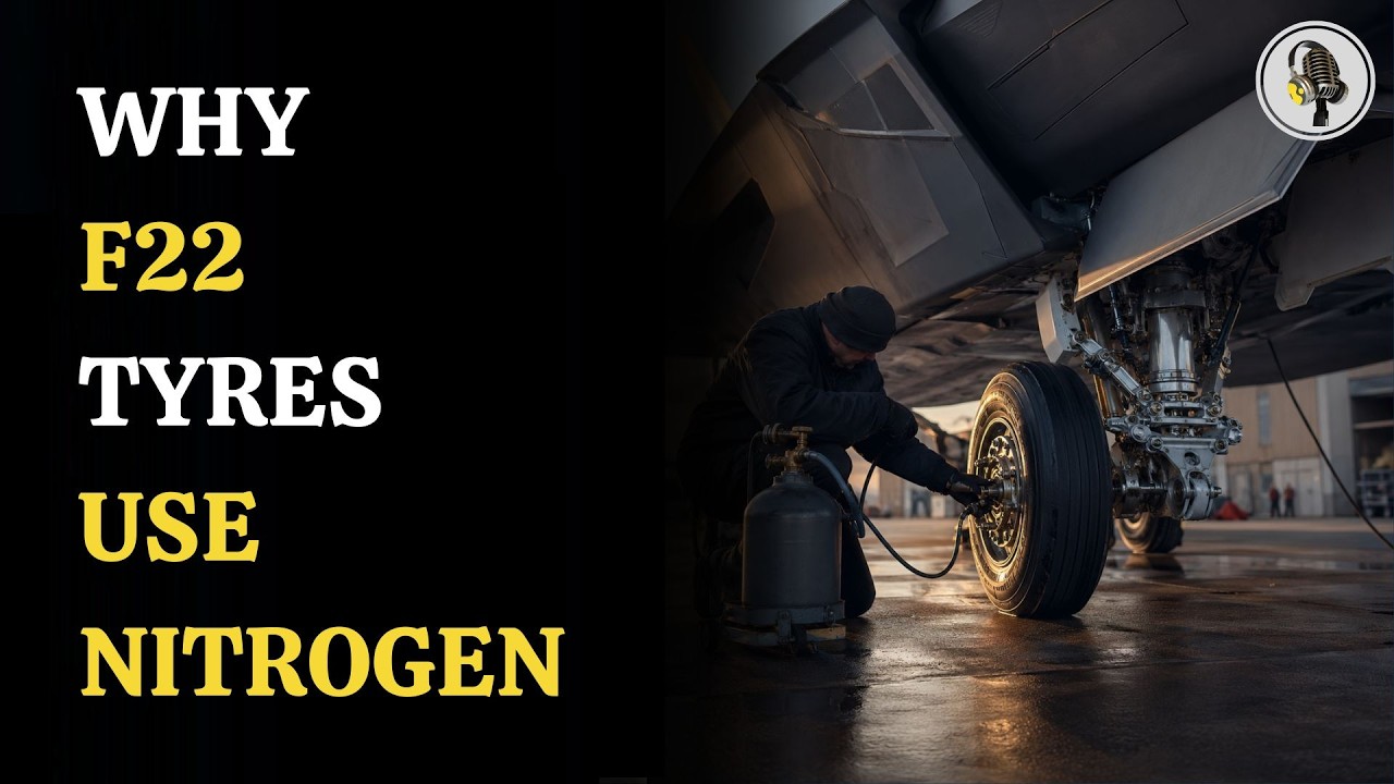 Why F 22 Fighter Jet Tyres Use Pure Nitrogen