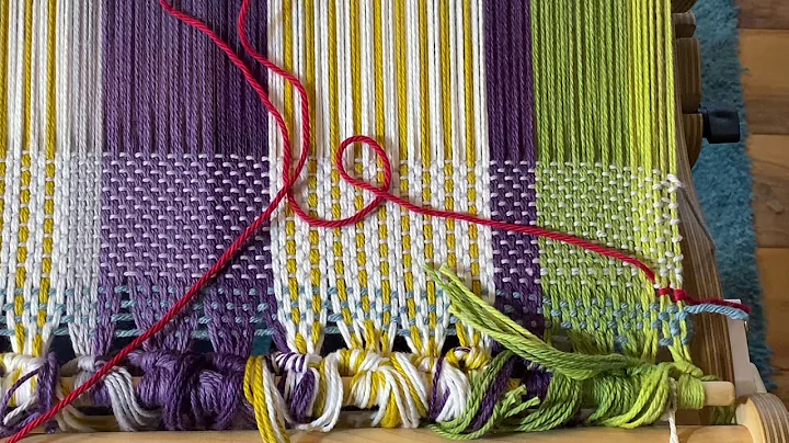 Hem stitch for weaving