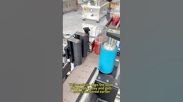 Round bottle labeling machine
