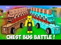 What to CHOOSE ? DIAMOND vs DIRT LONG CHEST BUS in Minecraft ! NEW SECRET CHEST !